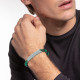 Pulseira Masculina Malaquita Placa